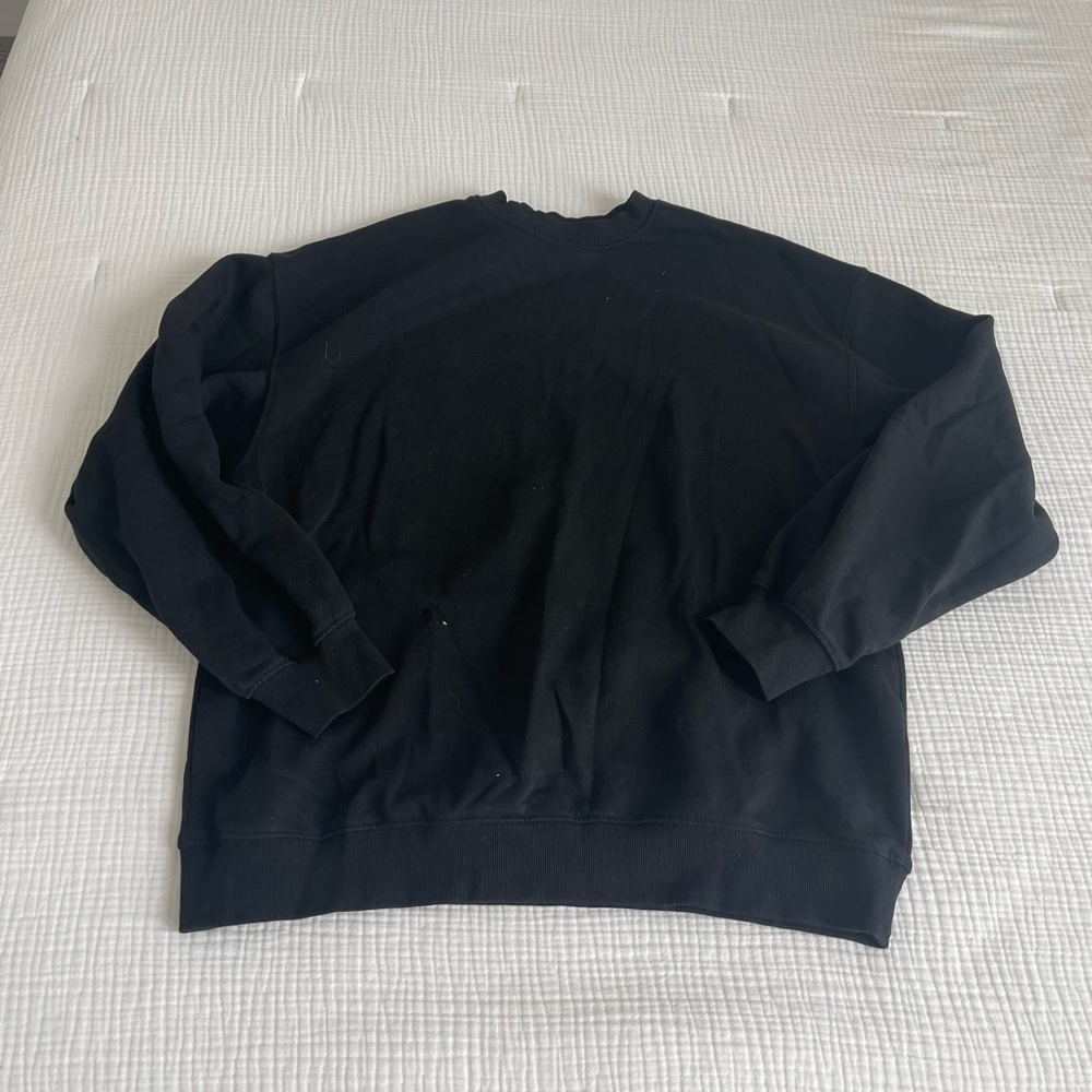 H&M divided black crewneck